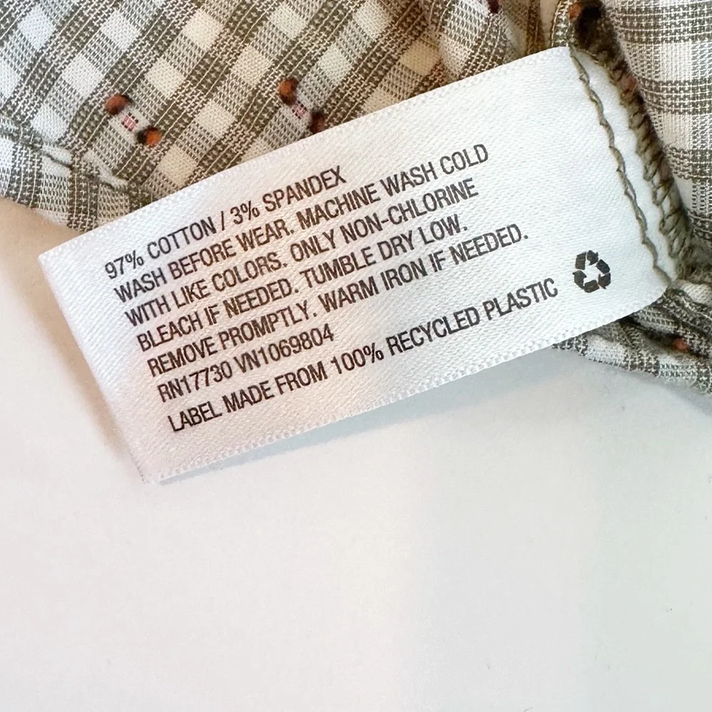 Cat and Jack button down shirt roll sleeve 18 months - Picture 2 of 4